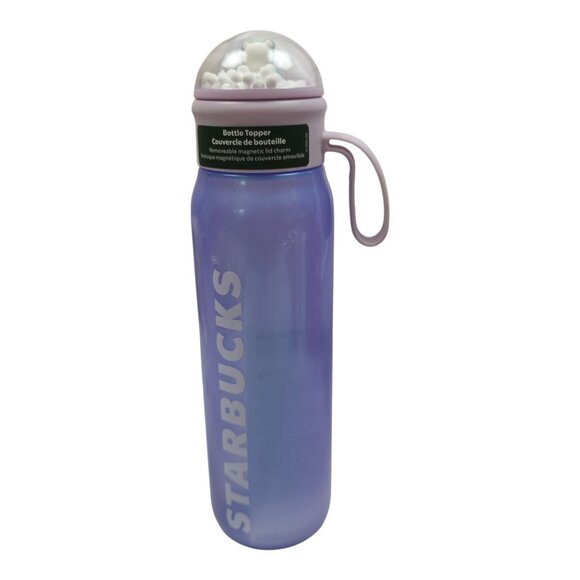2025 Starbucks Holiday Cute Bear Snow Globe Water Bottle...